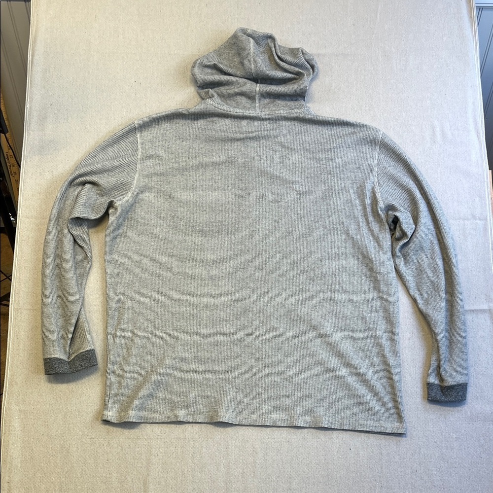 Quiksilver Light Gray Hooded Long Sleeve Pullover - Picture 9 of 10